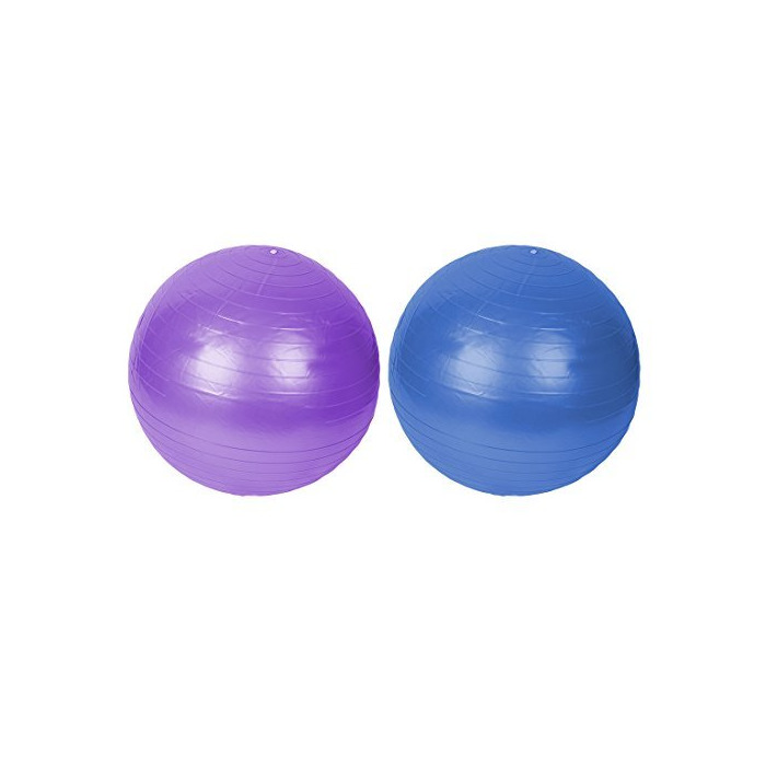 Producto DealMux 75cm ioga Bola Gym Exercício inflável Academia suíça Dia 2pcs roxo