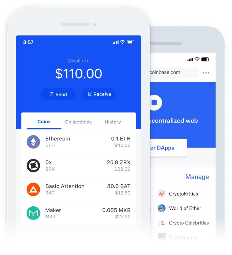 Apps Coinbase - comprar e vender criptomoedas