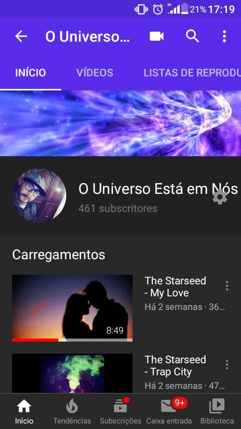 Visitem o meu canal
