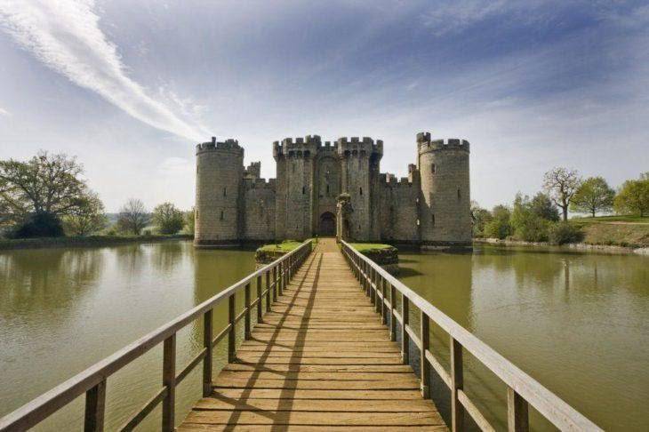 Fashion Bodiam Castle, East Sussex, Inglaterra