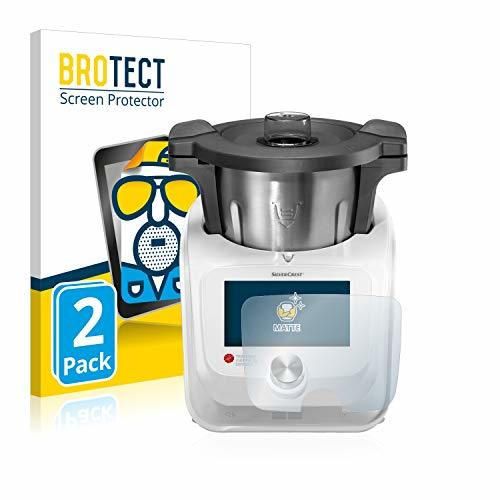BROTECT Protector Pantalla Anti-Reflejos Compatible con SilverCrest Monsieur Cuisine Connect