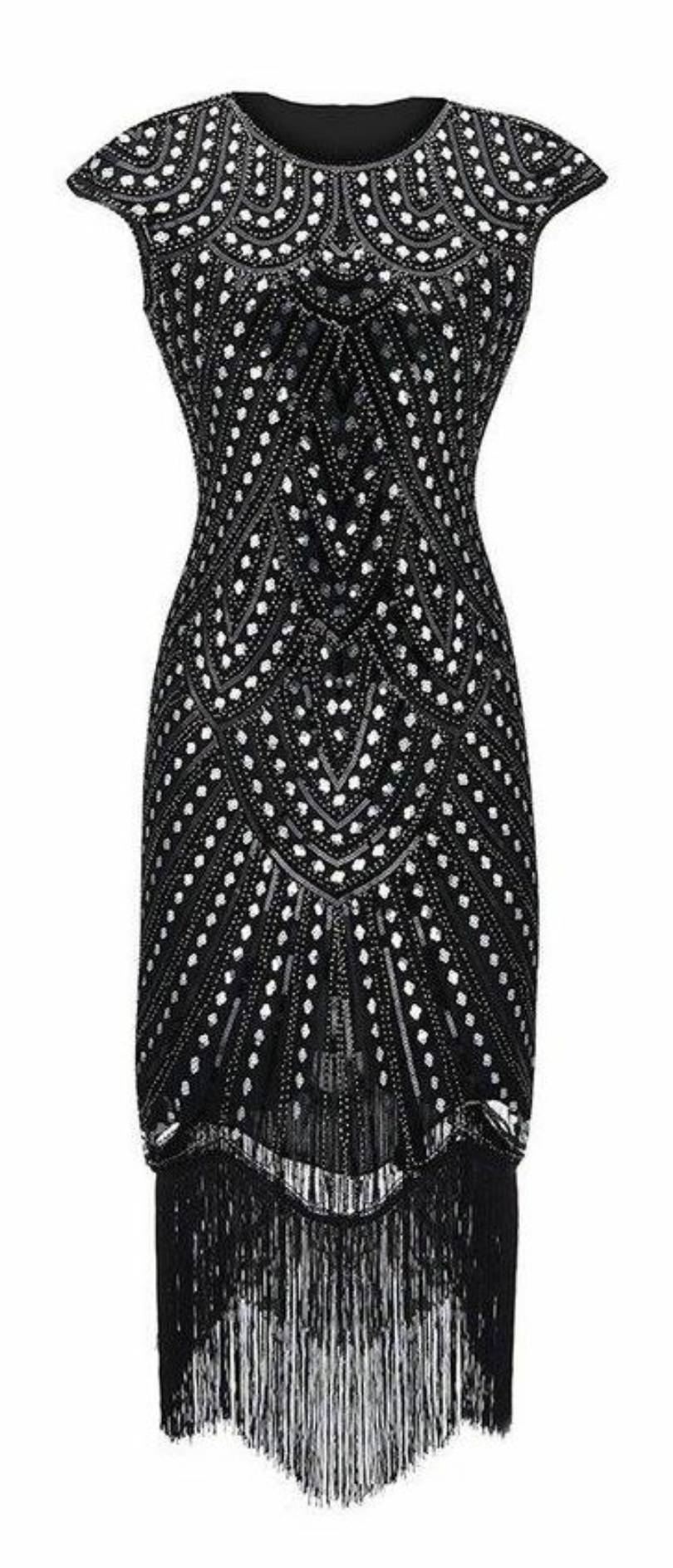 Fashion Sequin Dress Retro 