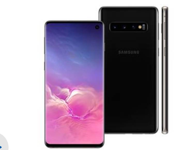 Moda Smartphone Samsung Galaxy S10 Preto 128GB, 8GB RAM, Tela Inf