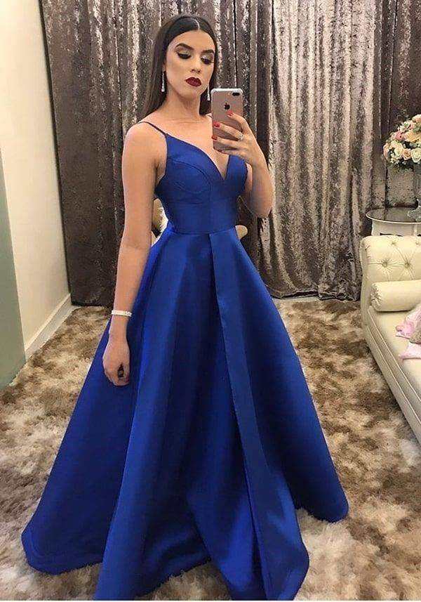 Moda Vestido azul marinho