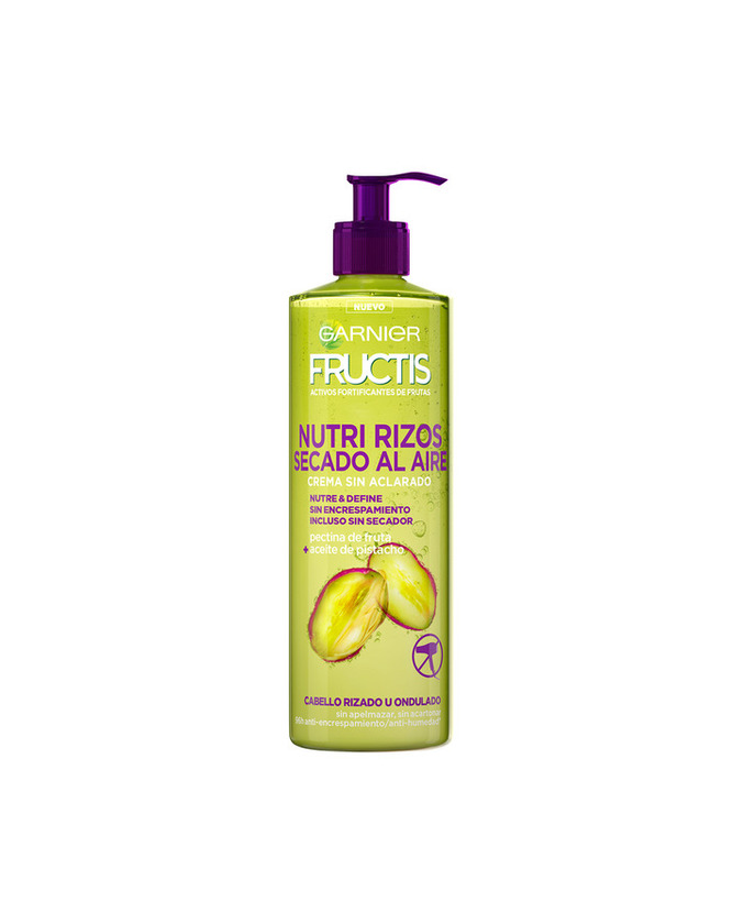 Beauty Garnier Fructis Nutri Rizos Secado al Aire Crema Sin Aclarado para Pelo