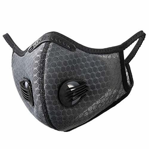 Social Vagasi Antipolución Máscara Plegable Antipolvo Media Cara Capa Reutilizable Filtro Carbón Activado
