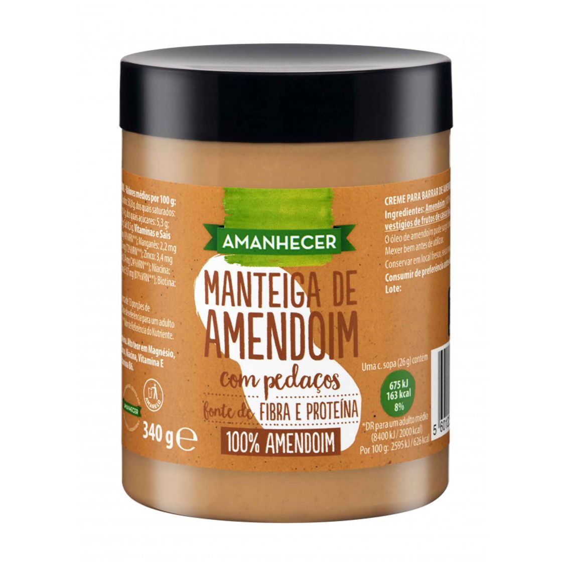 Moda MANTEIGA DE AMENDOIM AMANHECER 340GR 