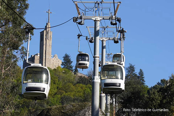 Lugar Teleférico da Penha, Guimarães.