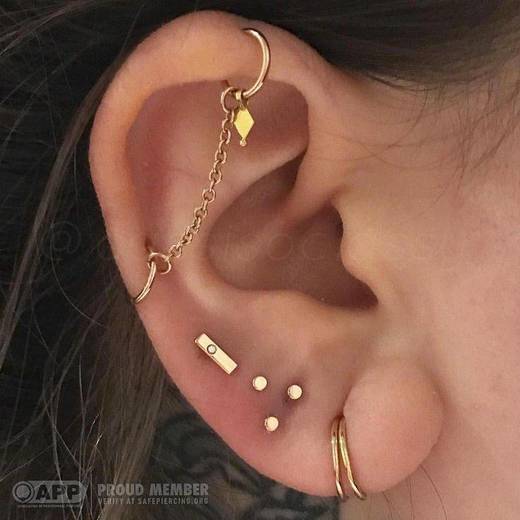 Inspiração piercing