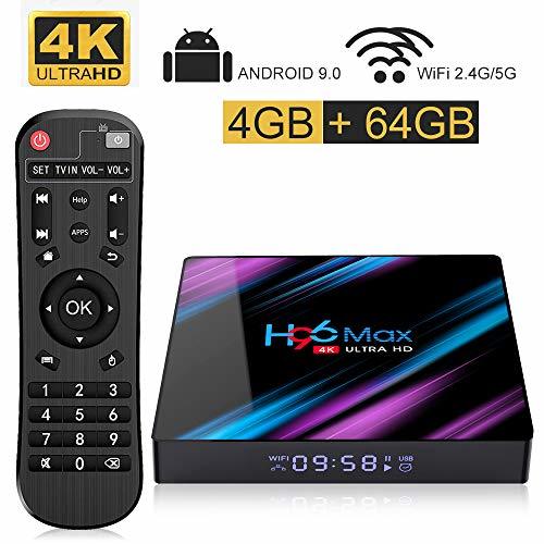 H96 MAX Android 9.0 TV Box with 4GB RAM 64GB ROM RK3318
