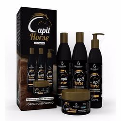 Fashion Kit Crescimento Dos Cabelos Crina De Cavalo -