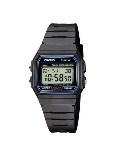 Casio Reloj de pulsera Unisex F-91W-1YER