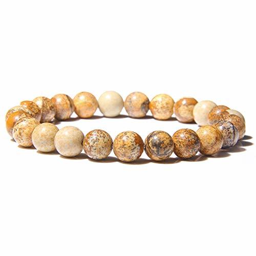 Producto AIMICONG Pulsera Hombre Pulsera De Hombre De Piedra De Roca De Lava