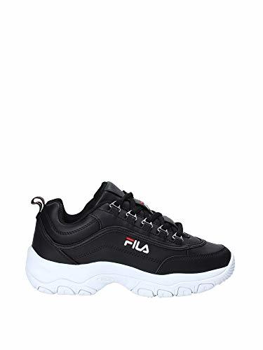 Fashion Fila Strada Low Wmn, Zapatillas Altas para Mujer, Negro