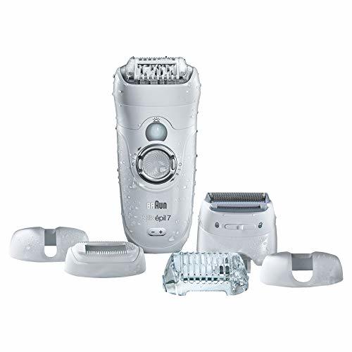 Belleza Braun Silk-épil 7 7-561 - Depiladora eléctrica inalámbrica en seco y húmedo