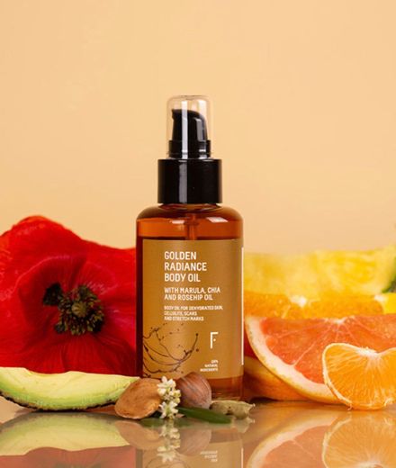 Aceite Corporal Natural | Golden Radiance | Freshly Cosmetics