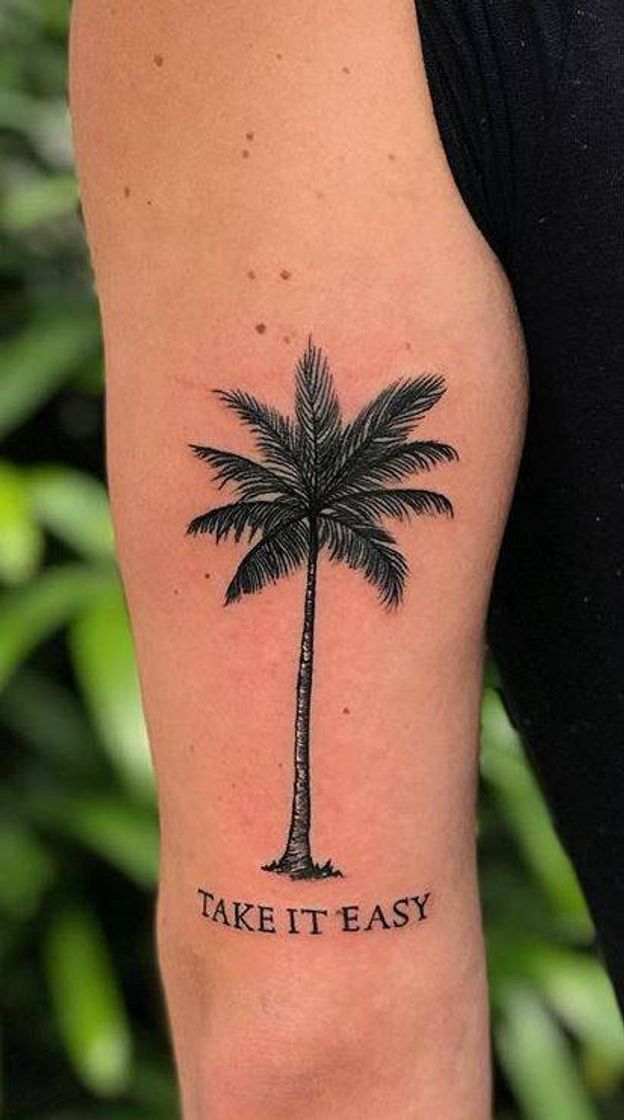 Fashion Palm tree tattoo