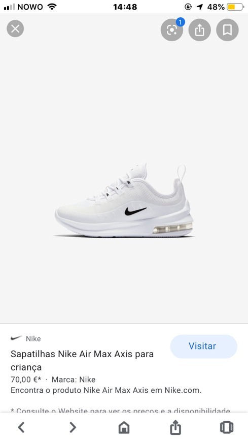 Sapatilhas Nike Air Max Axis para 