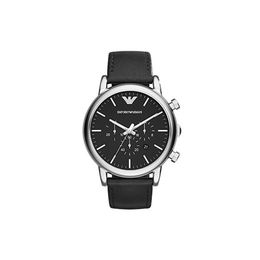 Emporio Armani Reloj para Hombre de con Correa en Cuero AR1828