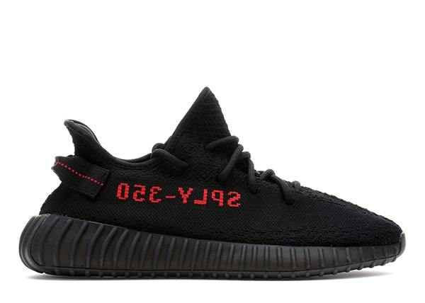 Fashion Adidas Yeezy Boost 350 Black/Red