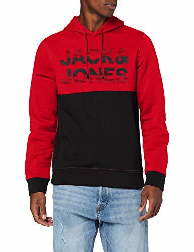 Social JACK & JONES JCOMILLA Sweat Hood Sudadera con Capucha, Multicolor