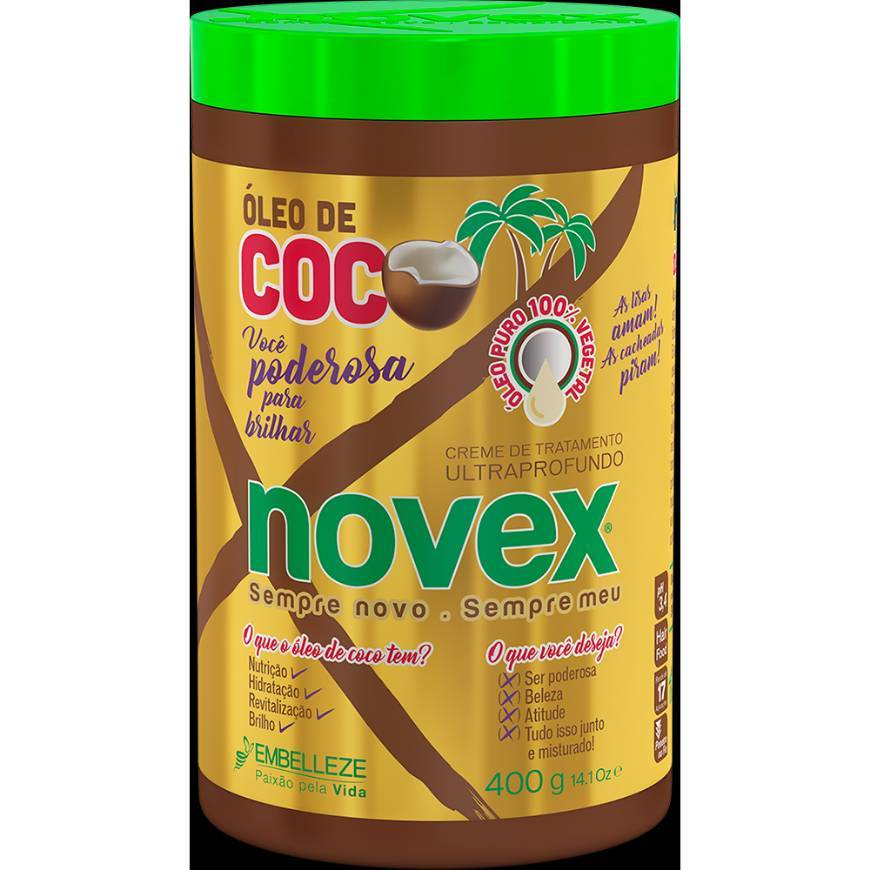 Moda Creme de Tratamento de Óleo de Coco - Novex