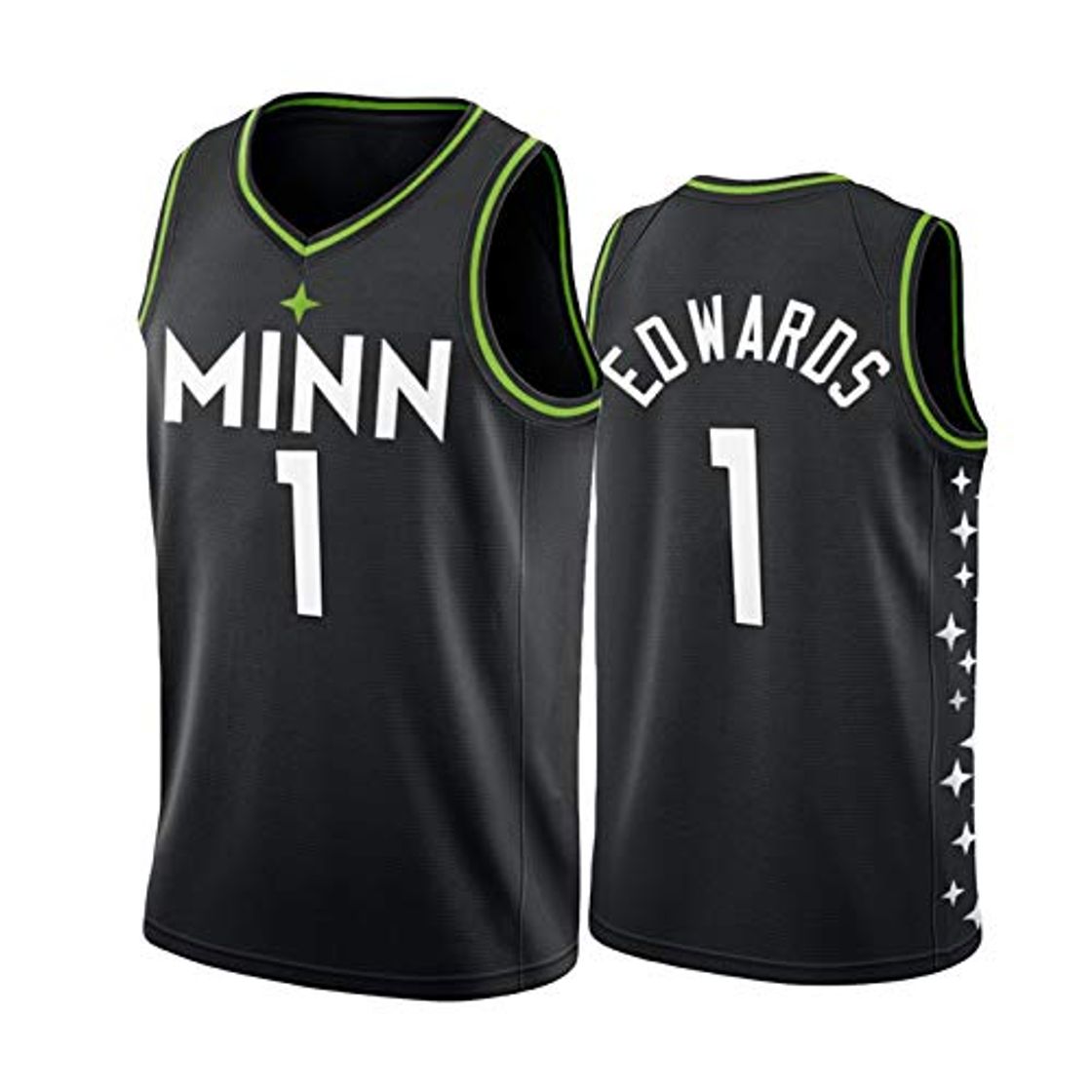 Fashion HRTE Baloncesto Jersey Timberwolves # 1 Edwards