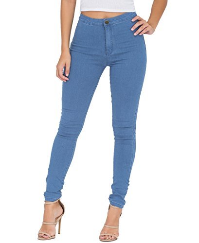 Social EASTDAMO Vaqueros Mujer Push Up Tejanos Mujer Cintura Alta Pantalones Pitillos Elasticos