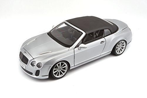 Burago-18-11037 Bburago Bentley Continental, Color Plateado, 0.054