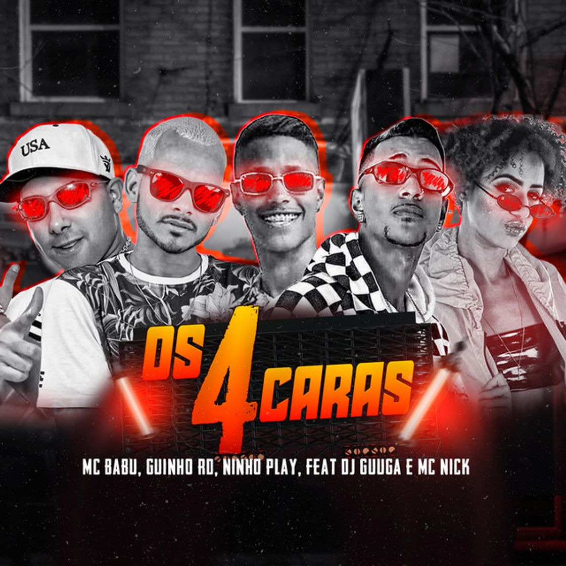 Canción Os 4 Caras (feat. Dj Guuga & Mc Nick) - Remix Brega Funk