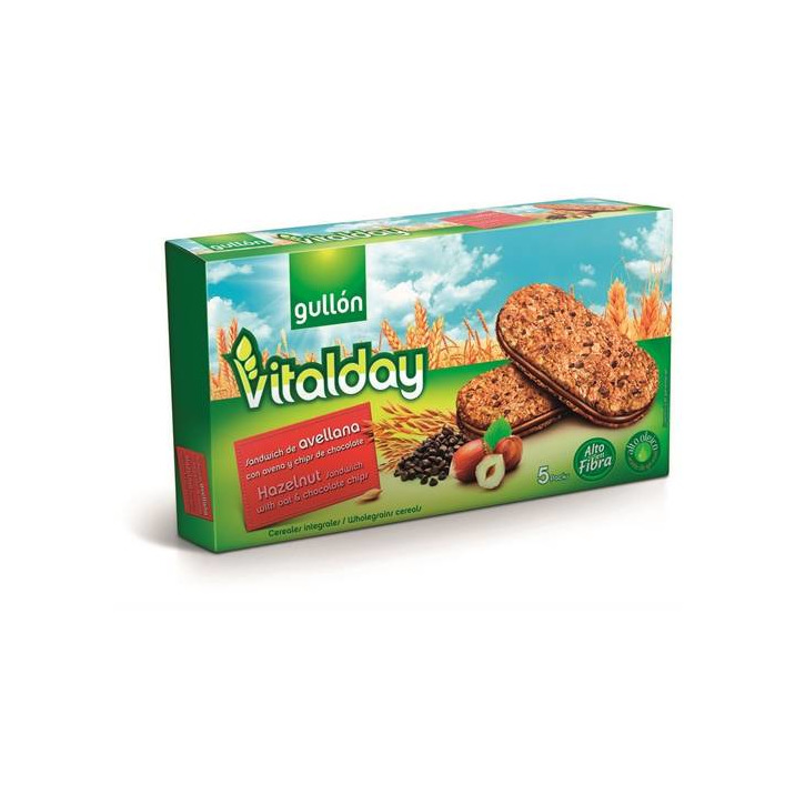 Social Bolachas Vitalday Recheio Avelã Gullón vegan 