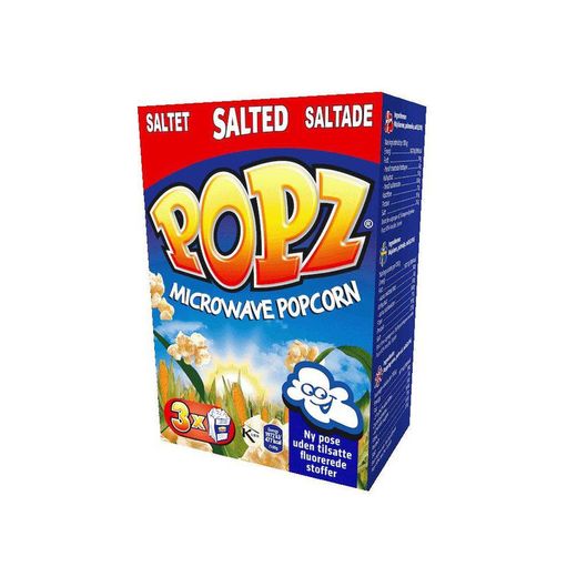
Popz Salted Microwave Popcorn pipocas salgadas vegan