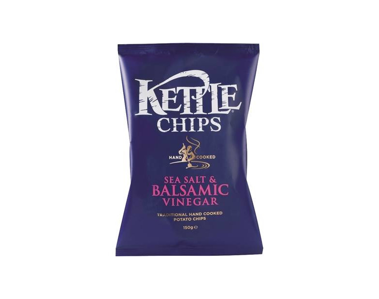 Producto Batatas Fritas Kettle Chips Sal Marinho E Vinagre vegan 

