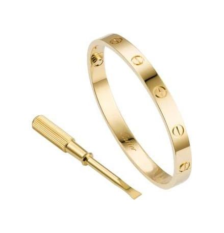 Cartier LOVE BRACELET
YELLOW GOLD pulseira moda

