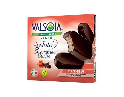 Gelado Caju Valsoia  Caramelo vegan snacks comida food 

