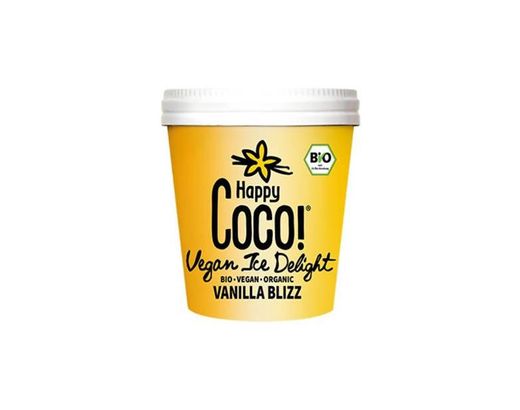 Gelado Happy Coco Baunilha vegan snacks comida food doces 

