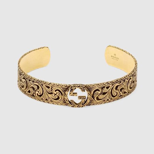 Gucci Yellow gold bracelet moda acessórios 