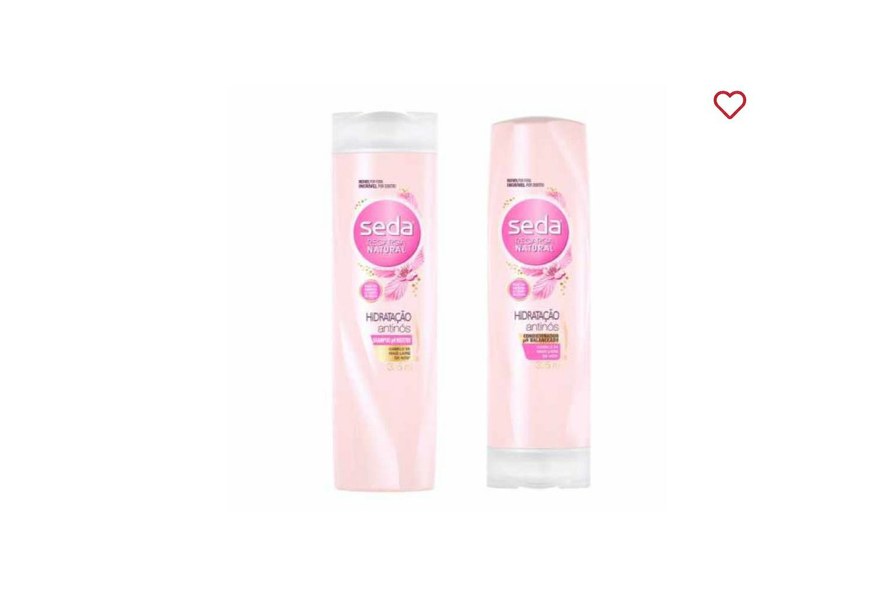  Shampoo e Condicionador Seda Recarga Natural Hidratação Ant
