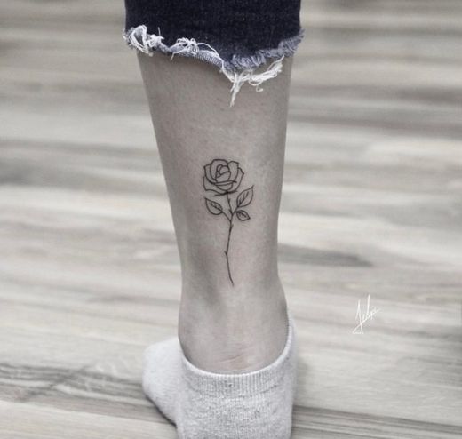 tatuagem de flor