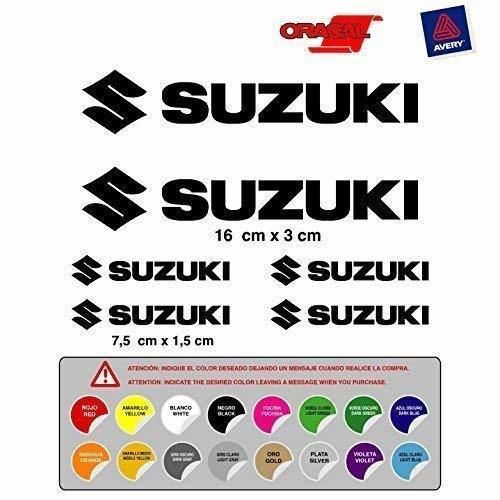 Pegatina Adhesivo Compatible con Suzuki Troquelado Vinilo Mod 1 16 Colores Disponibles