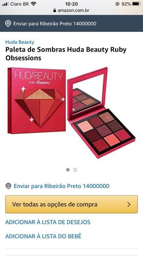 Paleta Huda Beauty