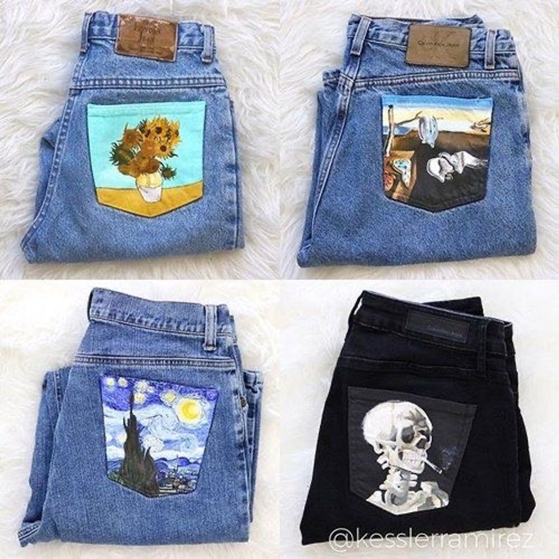 Customização de jeans