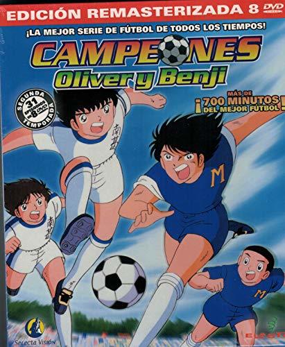 Electronic Campeones Oliver y Benji 31 Episodios en 8 DVDs