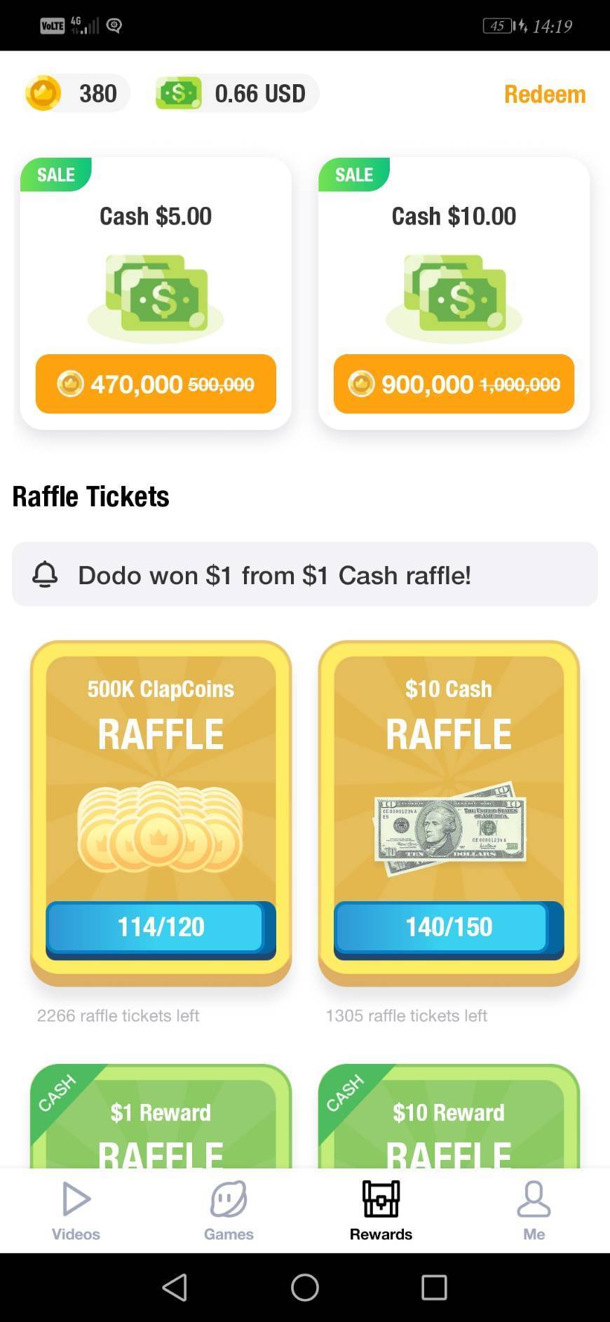 Clip claps, app para ganar dinero viendo videos divertidos. 