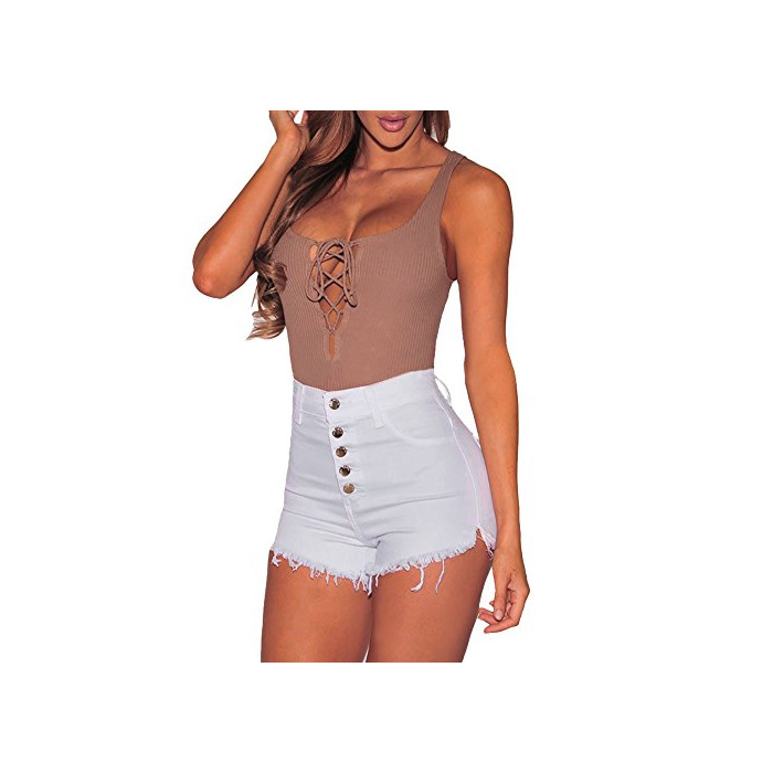 Moda Pantalones Cortos para Mujer,Moda Mujer Verano Pantalones Cortos Jeans Denim Shorts Vaqueros