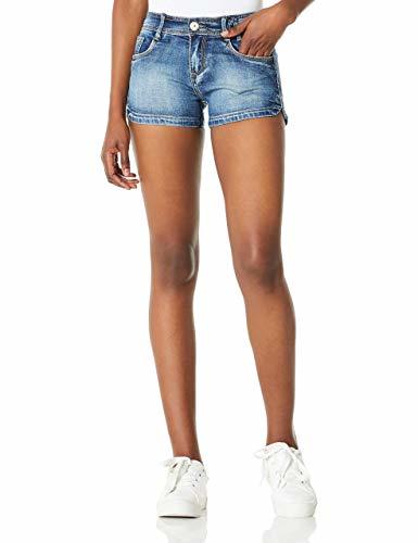 Moda Demon&Hunter 601 Shorts Series Mujer Pantalones Vaqueros Cortos Jeans DH6001(28)