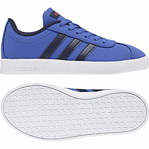 Adidas VL COURT 2.0 K Zapatillas de deporte Unisex adulto, Azul