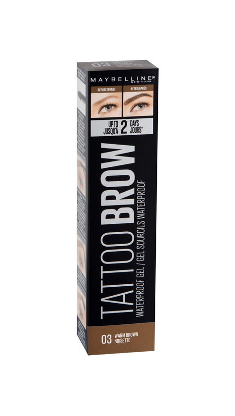 Producto Maybelline New York Tattoo Brow Gel Tinte de Cejas 2 Días tono