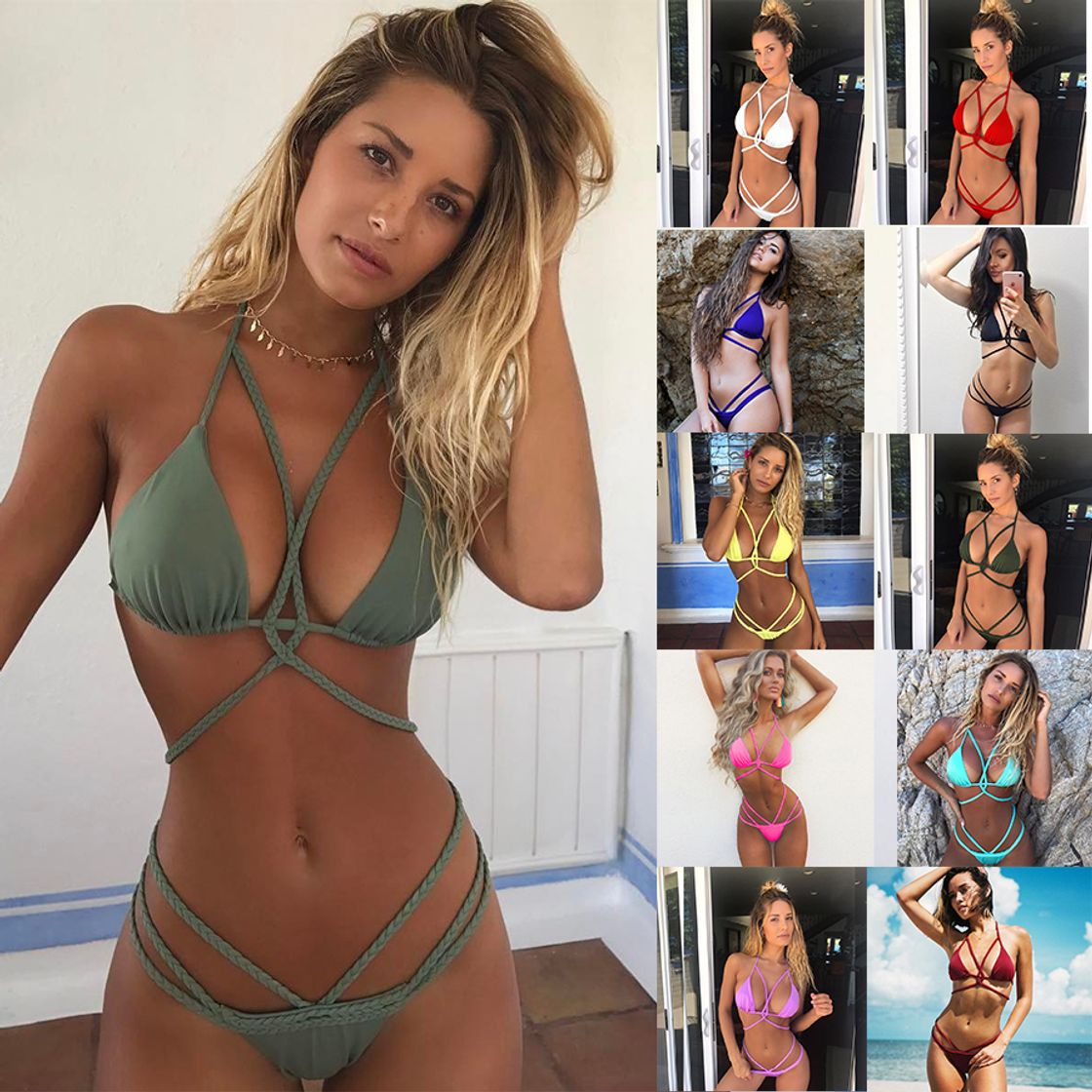 Producto Mujer Bikini 2019 Traje de Baño Mujer Dos Piezas Ropa de Playa