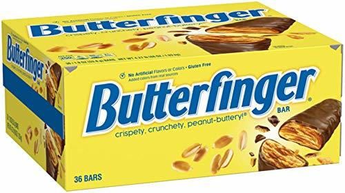 Nestle Butterfinger Chocolate Single Candy Bars, 1.9 Ounce